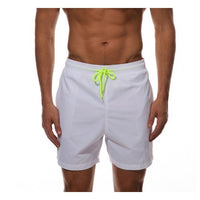 Summer Men's Solid-Colored Athletic Casual Cropped Shorts