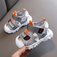 Breathable Beach Sandals White Blue Gray Non Slip Baby Shoes