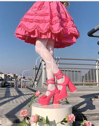 Stylish Pumps Round Toe Bowknot Fairy