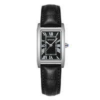 New Square Waterproof Quartz Simple Three-pin Roman Literal Women's Watch