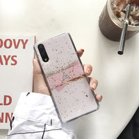 Epoxy gold foil phone case