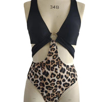Leopard-print Womens Fashion Swimsuit Sexy Bikini