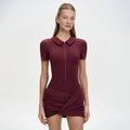 Women's Solid Color Versatile Fashionable Cropped Slimming Jumpsuit