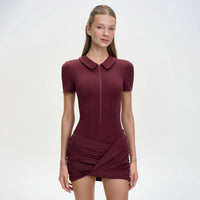 Women's Solid Color Versatile Fashionable Cropped Slimming Jumpsuit