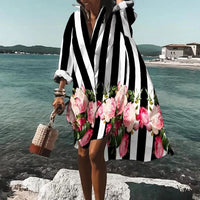 Women's Casual 3D Printing Long Shirt
