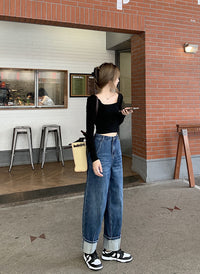 Washed All-match Loose-fitting Harem Pants
