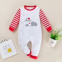 Newborn cotton long-sleeved romper romper