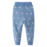 Children's cotton wool long pants