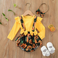 File Pack Fart Shirt Plaid Skirt Three-piece Set