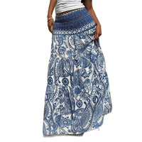 European And American Casual Printed Vacation Skirt