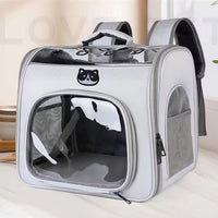 Outdoor Portable See Through Breathable Portable Large Space Pet Bag