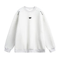 Heavy Round Neck Sweater High Street American Style