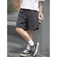 Men's Denim Shorts Straight-Leg Casual Shorts