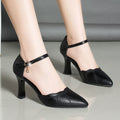 Real Soft Leather Hollowed Sandals Summer