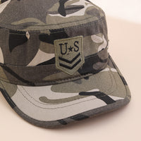 Fashion Camouflage Flat-top Hat, Outdoor Tactical Sun Protection Hat, Trendy And Versatile Embroidered Casual Hat