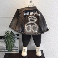 New Boy's Autumn Denim Jacket Western Style Top