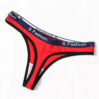 Solid Color Sexy Seamless Briefs Ladies Low Waist