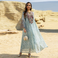Fashion Mesh Embroidery Patchwork Womens Dress