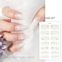 Spring Three-dimensional Relief Nail Stickers 3D Baking-free Waterproof Wholesale