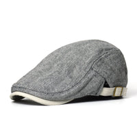 Mens Fleece-Lined Beret For Fall And Winter Warm And Cozy