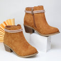 Girls' Fashion Double Strap Rhinestone Booties
