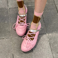 Women's Creative Lace-up Bow Sports Shoes