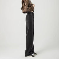 High Waist Loose All-match Oversized Long Pants Tide