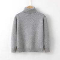 New Women's Pure Cotton Thread Pullover Turtleneck Knit Sweater