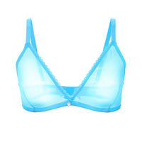 One-piece Summer Ultra-thin Mesh Lace Bra