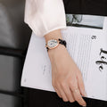 Drop Shape Retro Dignified Generous Style Oval Watch For Women