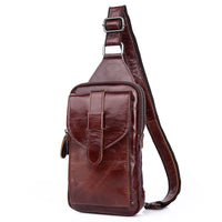 Casual Men's Crossbody Outdoor Mini Phone Backpack