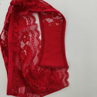 Sexy Lace Panties With A Unique Hollowed-out Floral Design