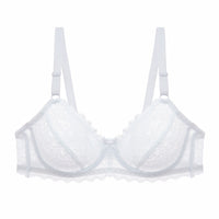 Ultra-thin Hollow Women's Large Chest And Small Lace Bra