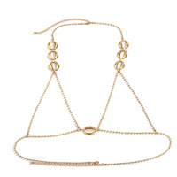 Beach Holiday Style Geometric Iron Claw Metal Breast Chain