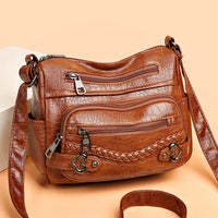 New Fashion Large Capacity Knitted Messenger Bag