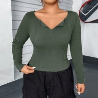 Women's Slim-fit Short Design Long-sleeve Inner Top