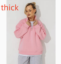 Lazy Style Fashion Casual Personality Versatile Zip-up Hoodie