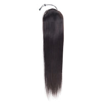 Drawstring Straight Hair Wig Ponytail Braids