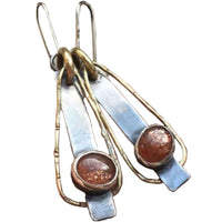Bohemian-style Creative Geometric Zircon Earrings