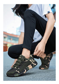 Camouflage Men's And Women's Sports Running Shoes