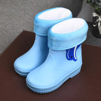 Removable Cartoon Giraffe Rain Shoes Boys And Girls Animal Pattern Rain Boots