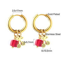 Niche Design Drop Oil Earrings
