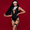 Women's Halloween Cosplay Nun Costume Set