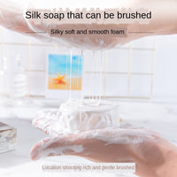 Goat's Milk Silk Foam Soap For Cleansing And Drawing And Anti-Mite Soap