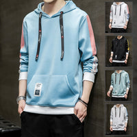 Men's Casual Printed Loose Long Sleeve Top