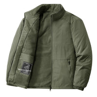 Mens Casual Padded Stand-collar Sports Jacket