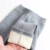 Girls' Wool Lined Thickened Leggings