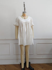 Lace White Dress Women's A-line Skirt