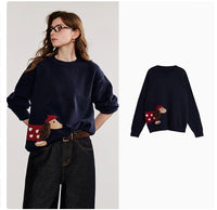 Sausage Dog Fairy Tale Style Sweater For Women