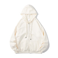 Soft Zipper Hooded Hooded Cardigan Sweater Men